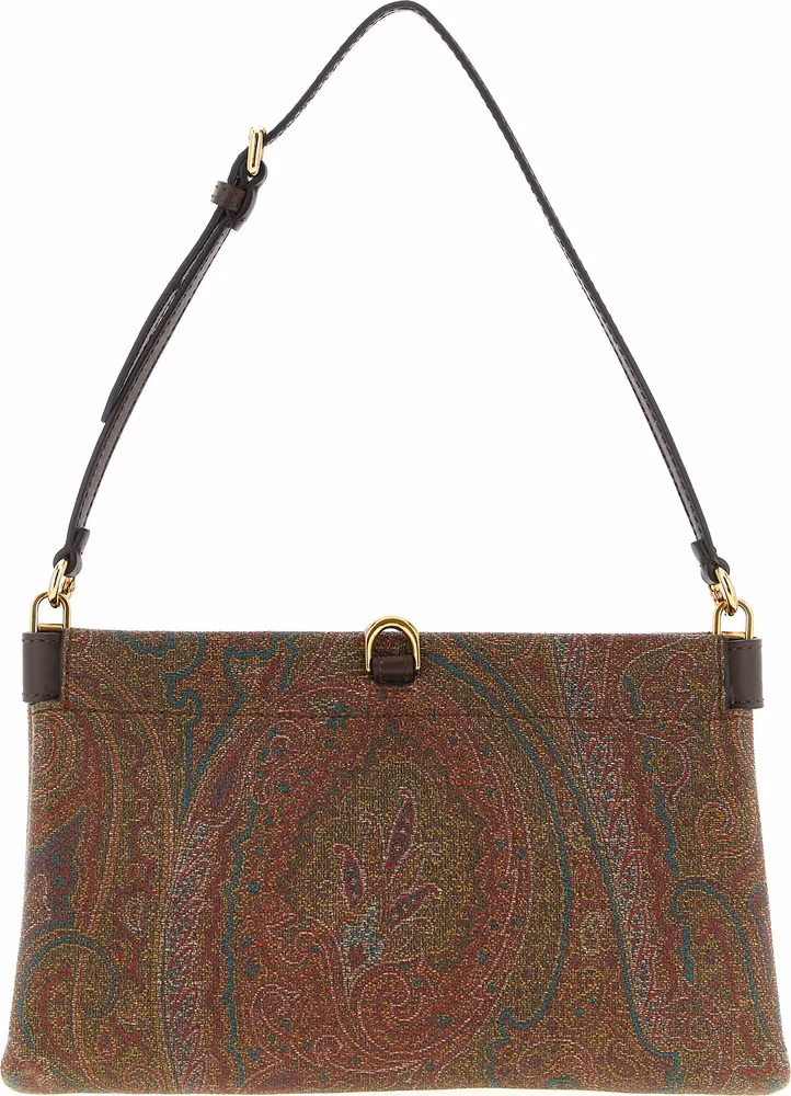 Etro Brown Pvc Clutch Bag