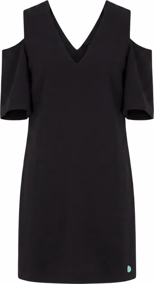 Trussardi Jeans Black Polyester Women Dress