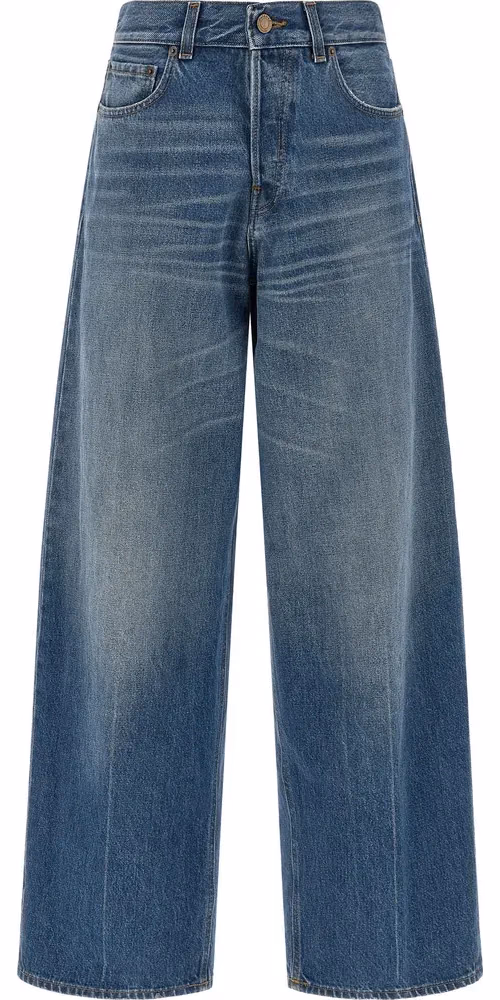 Haikure Blue Cotton Jeans Denim