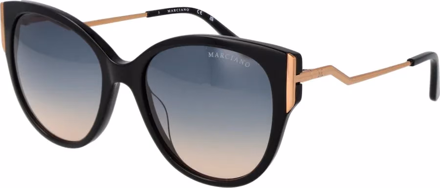 Marciano by Guess Black Acetate Sunglasses