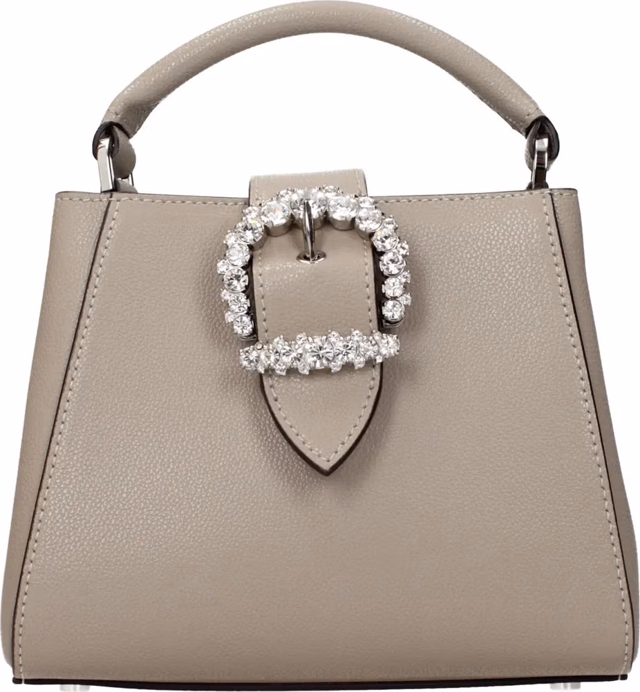 Jimmy Choo Gray Leather Handbag