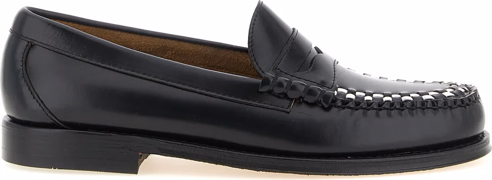 G.H. BASS Bicolor Cowhide Slip-On Loafers