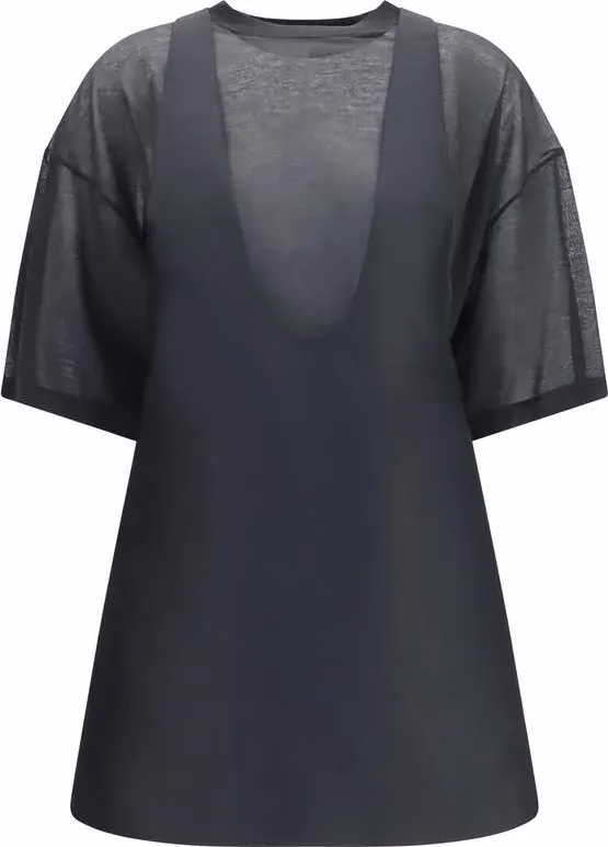 Balenciaga Black Wool Oves Aries Casual Dress