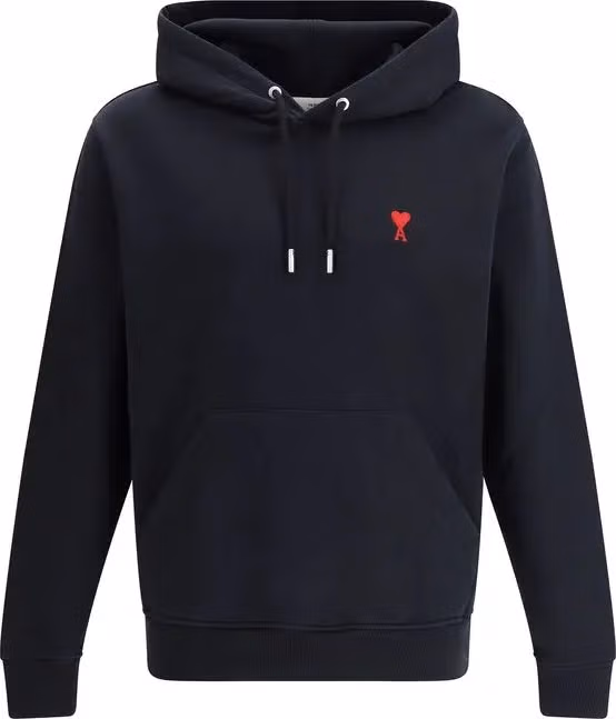 Ami Paris Black Cotton Sweatshirt