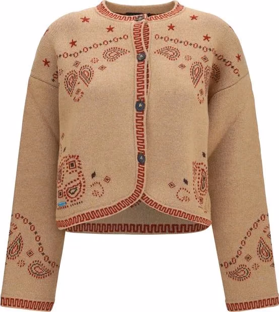 Alanui Brown Wool Oves Aries Full-Length Jacket