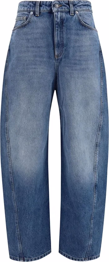 Givenchy Blue Cotton Relaxed Fit Jeans