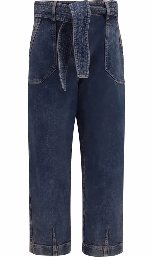 Giorgio Armani Blue Cotton Jeans Denim
