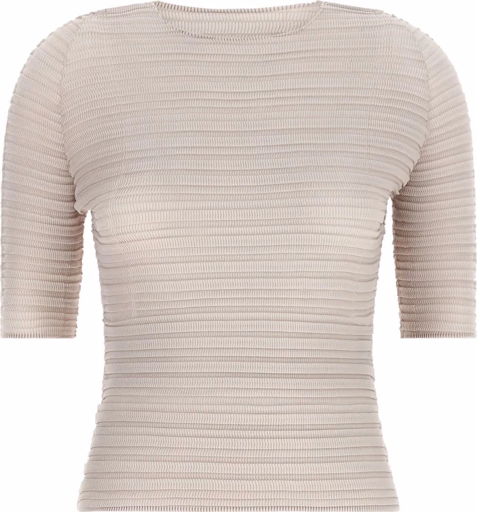 Issey Miyake Beige Polyester Blouse