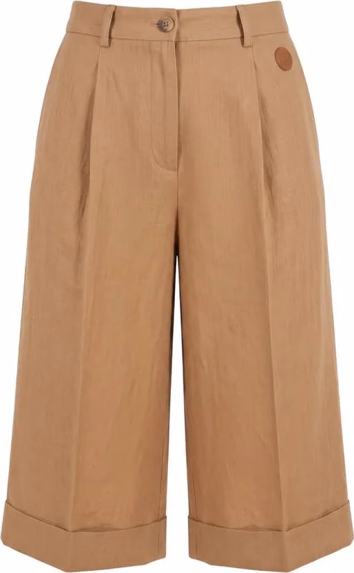Trussardi Jeans Beige Viscose Women Shorts