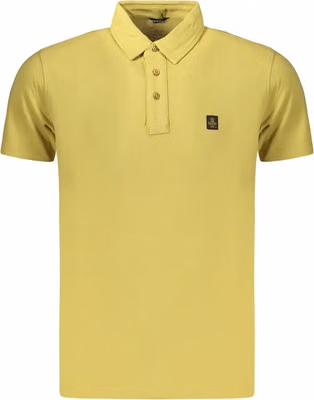 Yellow Cotton Men's Polo