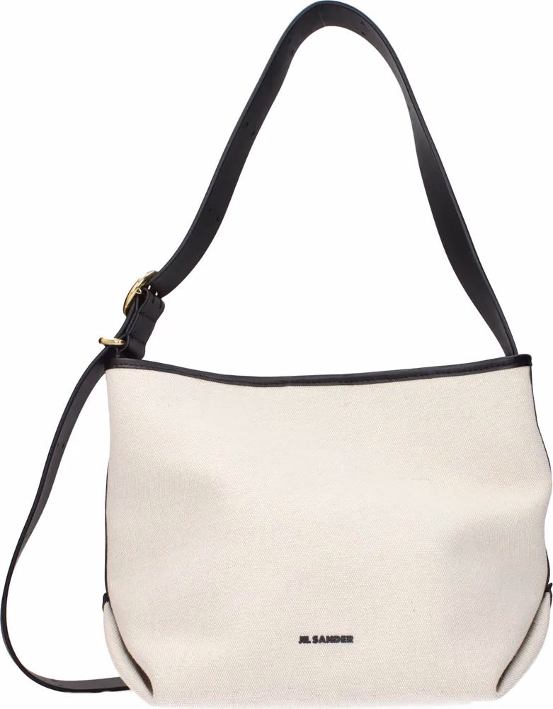Jil Sander Beige Fabric Crossbody Bag