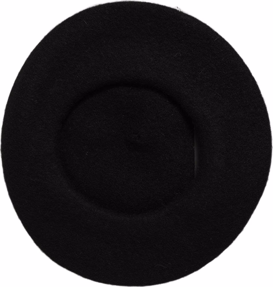 Dolce & Gabbana Black Wool French Style Beret Capello Hat