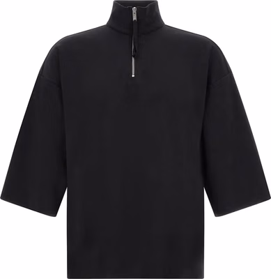 Black Cotton Sweatshirt
