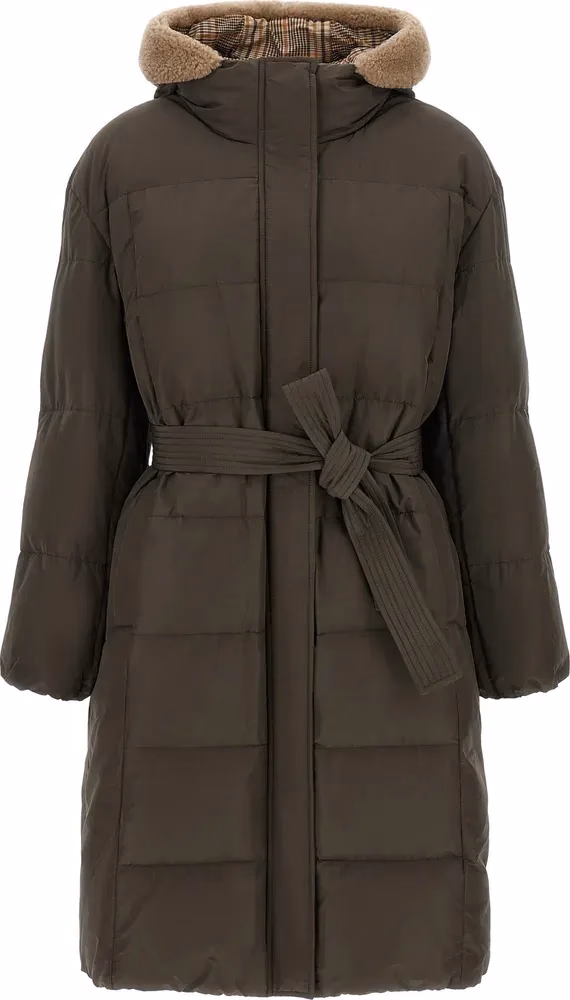 Brunello Cucinelli Bicolor Cotton Coat