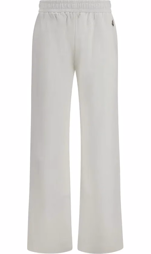 Moncler White Cotton Casual Pants