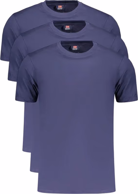 Blue Cotton Men's T-Shirt