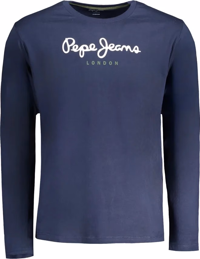 Pepe Jeans Blu Cotton Men T-Shirt