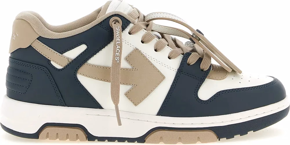 Off-White Multicolor Cowhide Low Top Sneakers