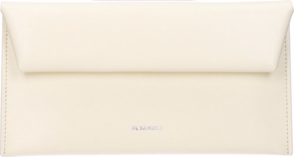 Jil Sander Beige Leather Wallet