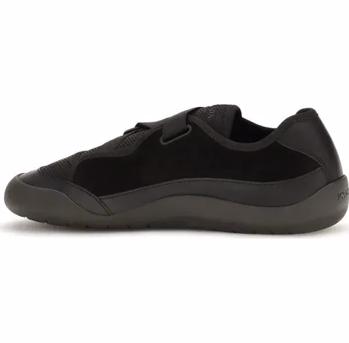 Prada Black Calf Leather Bos Taurus Athletic Sneakers