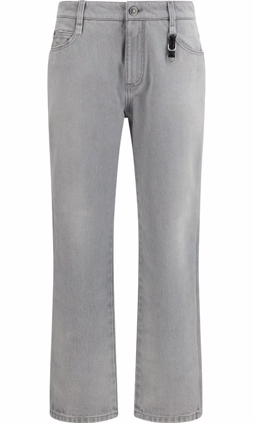 Ermanno Scervino Gray Cotton Boyfriend Jeans