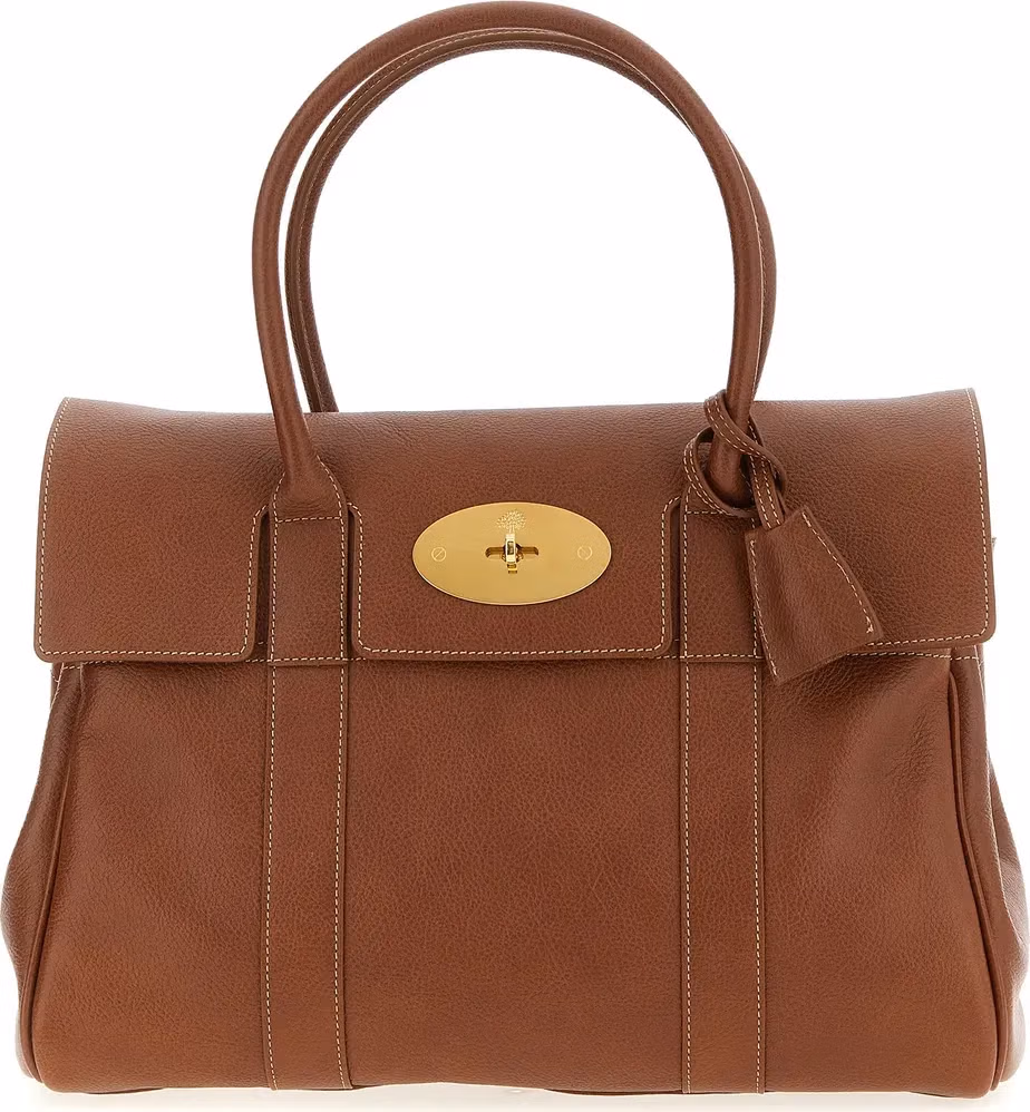 Mulberry Brown Calfskin Shoulder Bag