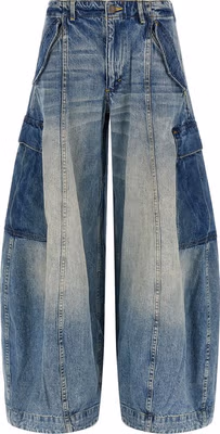 Blue Cotton Jeans Denim
