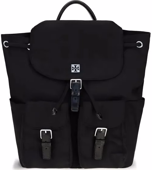 Tory Burch Black Nylon Backpack
