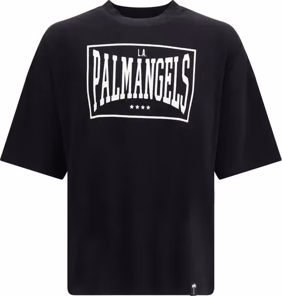 Palm Angels Black Cotton T-Shirt
