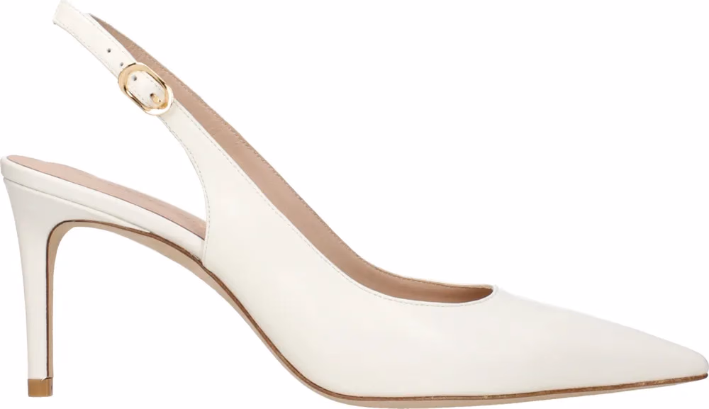 Stuart Weitzman Beige Leather High Heel Pumps