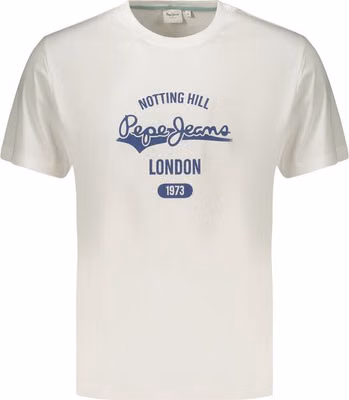 White Cotton Men's T-Shirt