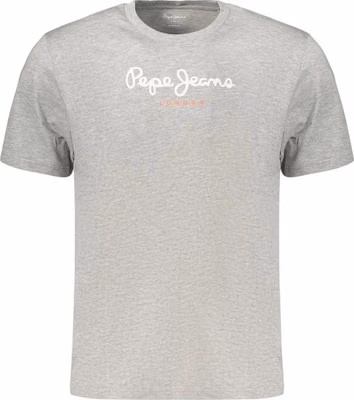 Gray Cotton Men's T-Shirt