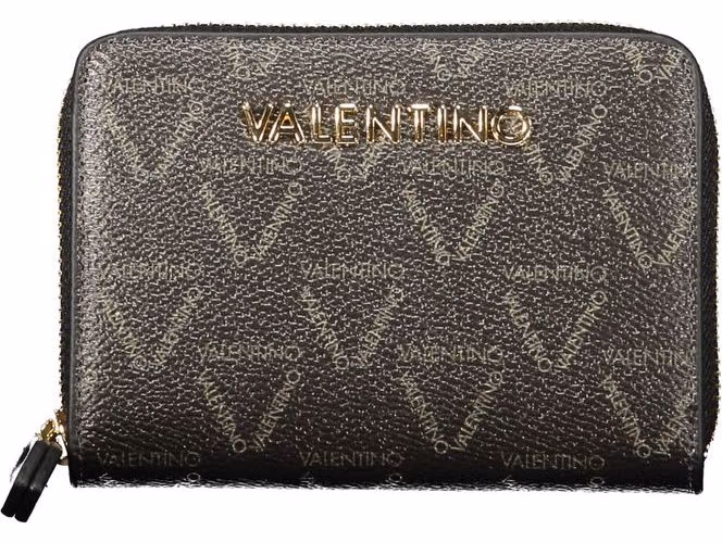 Mario Valentino Black Polyurethane Women's Wallet