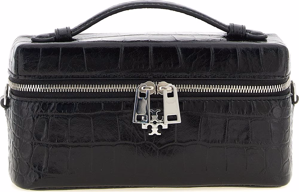 Tory Burch Black Lamb Leather Crossbody Bag