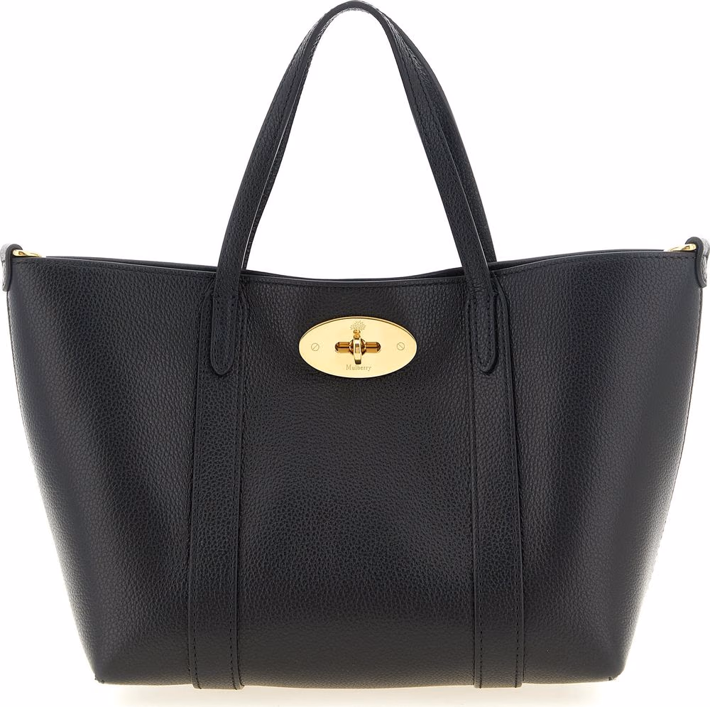 Mulberry Black Calfskin Tote Bag