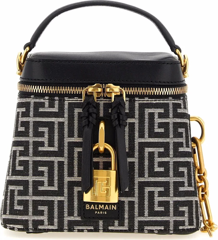 Balmain Bicolor Polyester Handbag