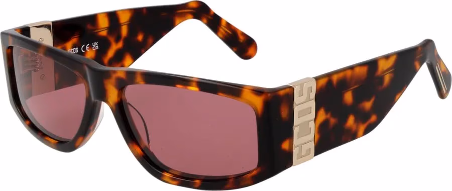 GCDS Brown Acetate Sunglasses