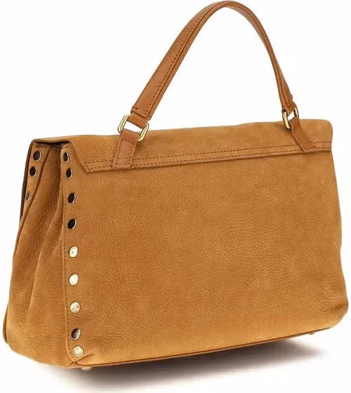 Zanellato Beige Suede Leather Handbag
