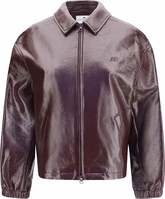 Courrèges Bordeaux Cotton Bomber