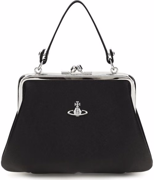 Vivienne Westwood Black Polyethylene Handbag