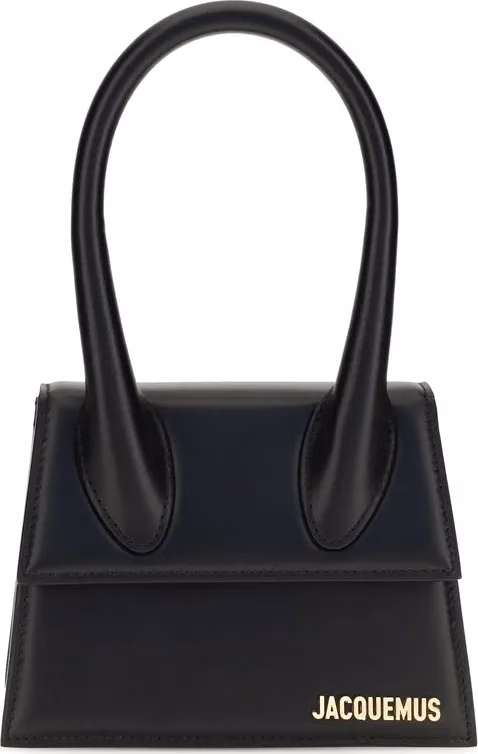 Jacquemus Black Calf Leather Bos Taurus Handbag