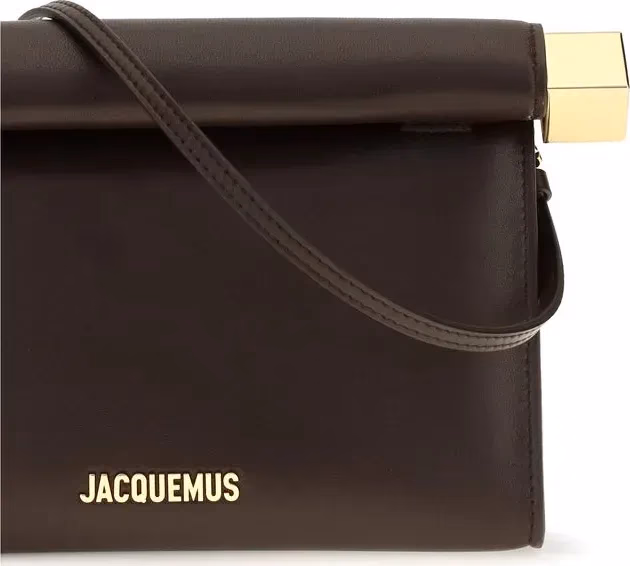 Jacquemus Brown Lamb Ovis Aries Aries Shoulder Bag