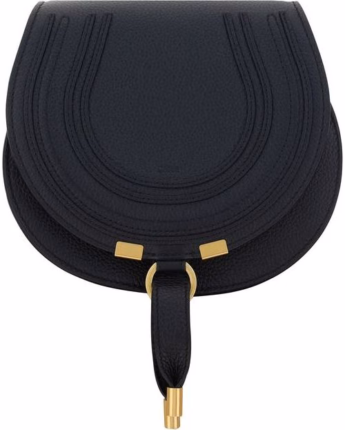 Chloé Black Calf Leather Bos Taurus Shoulder Bag