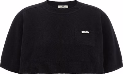 Black Wool Sweatshirt