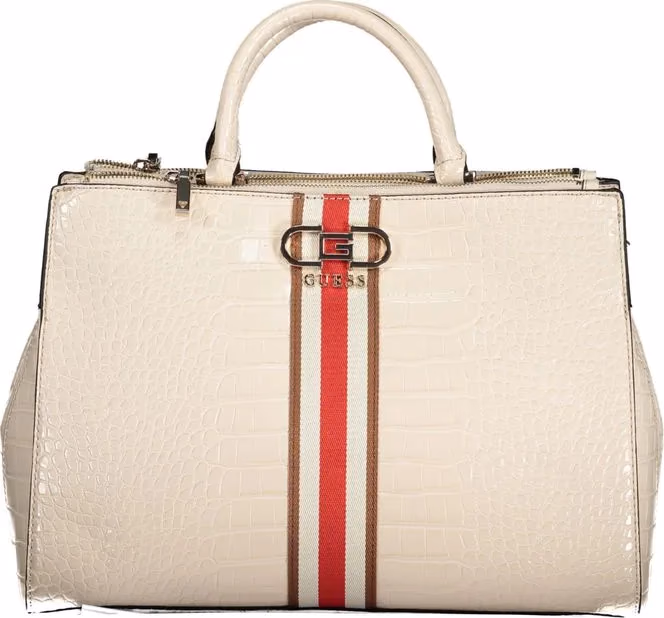 Guess Jeans Beige Polyurethane Women Handbag