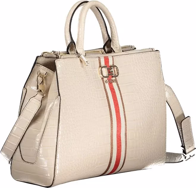Guess Jeans Beige Polyurethane Women Handbag