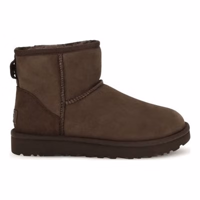 Brown Calf Leather Bos Taurus Ankle Boots