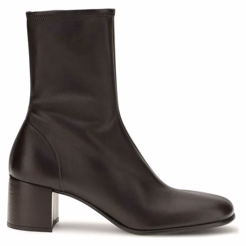 Prada Brown Lamb Ovis Aries Aries Ankle Boots