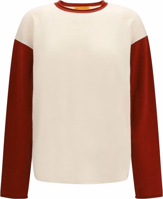 Guest in Residence White Cashmere Sweatshirt