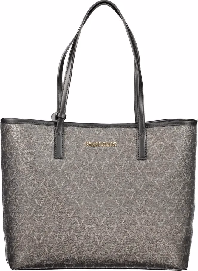 Mario Valentino Black Polyurethane Women's Bag